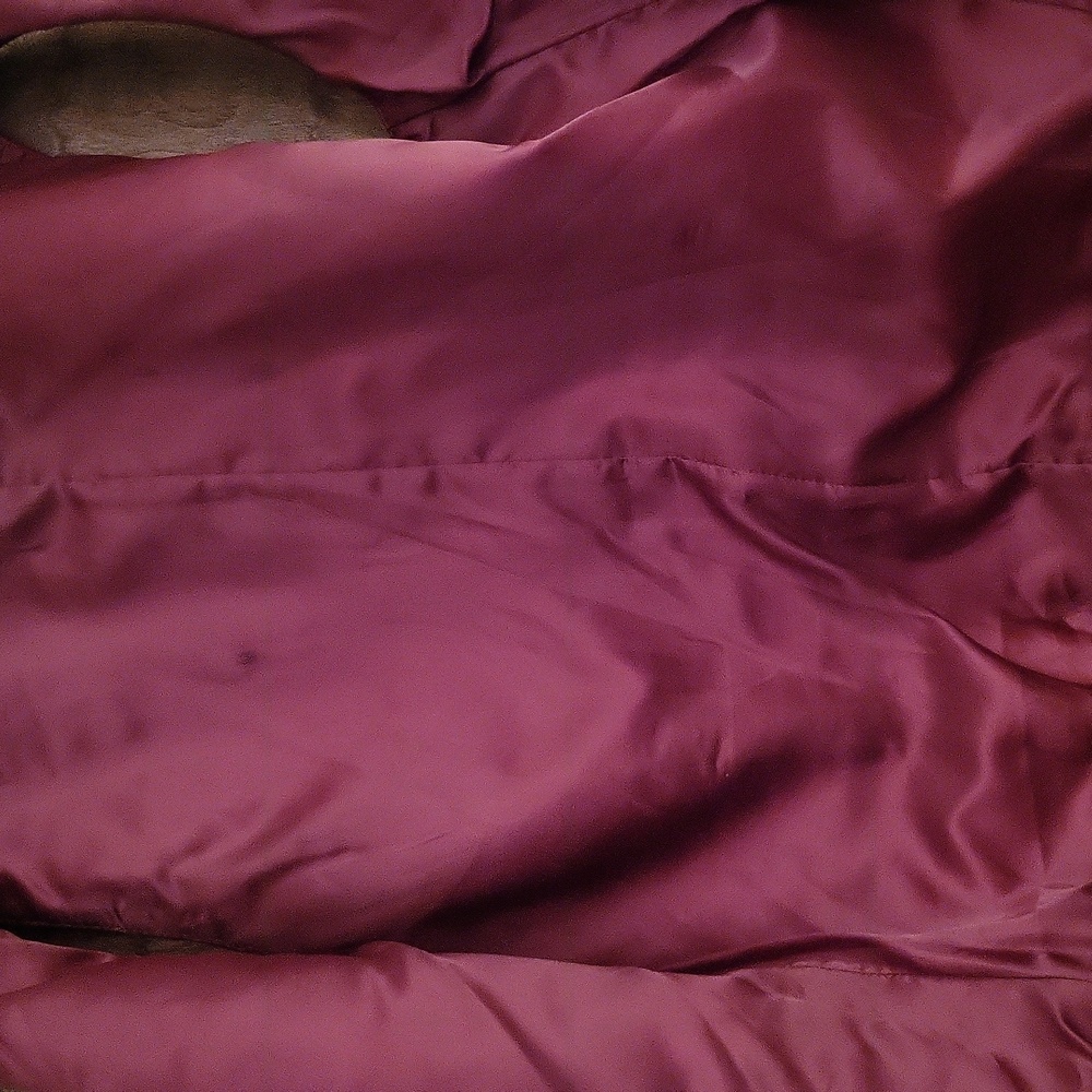 Burgundy Brick Lambskin Leather Vest L - Picture 5 of 6